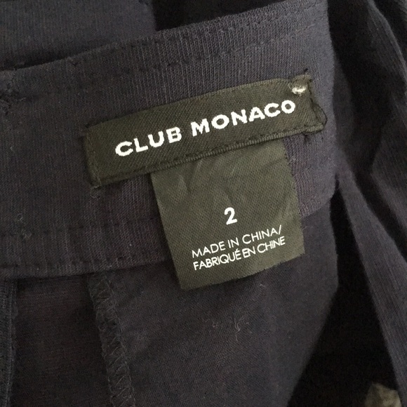 Club Monaco Torela jumpsuit pantalon Navy 2 - Picture 7 of 10